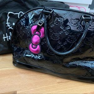 Hello Kitty Embossed Overnight Bag